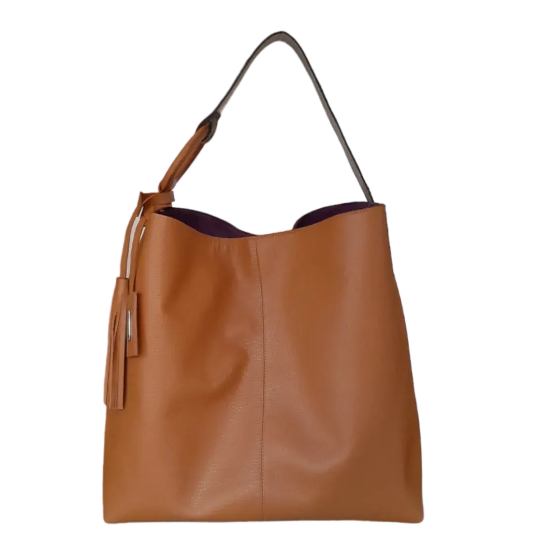 Nora Honig Dames Leren Handtas