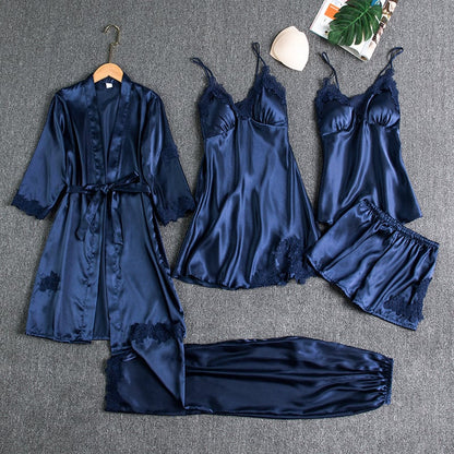 Evelynn™ – 5-Piece Soft Nightwear Set for Elegant Evenings In