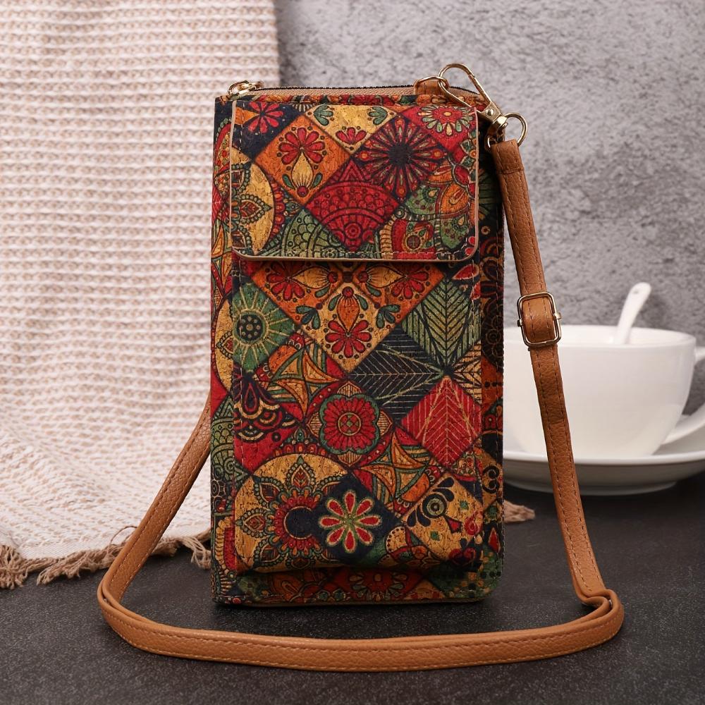 Nina | Boho-Blumen Accessoire Umhängetasche