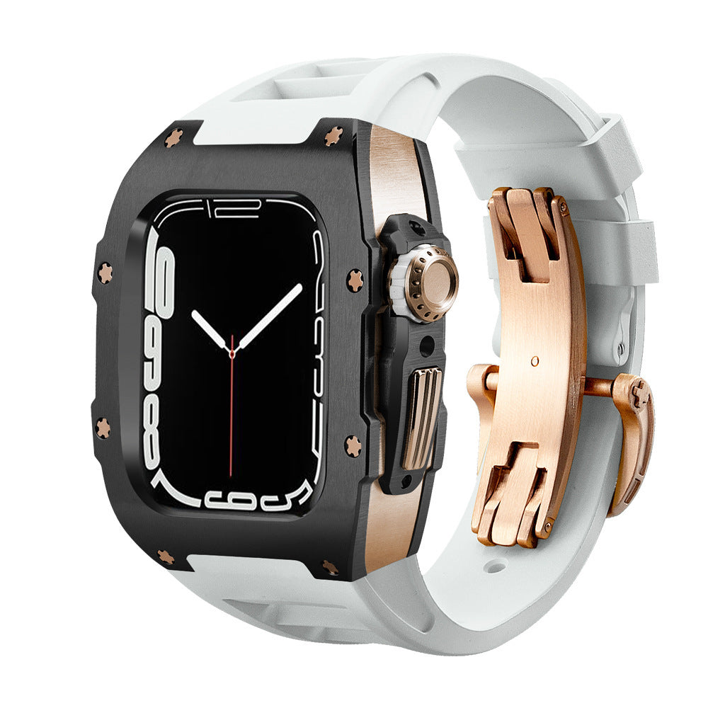 Luxe metalen horlogebandje voor Apple Watch-serie 44/45 mm
