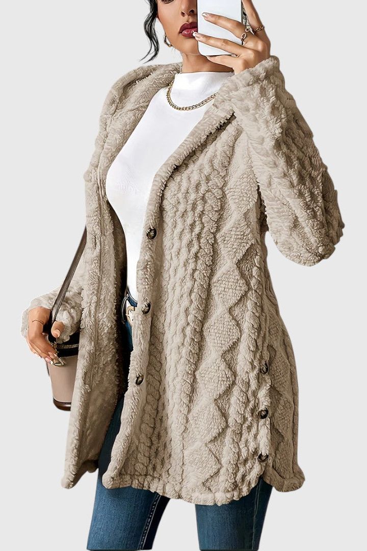 Gladys - Bequemer Mid-Length Cardigan