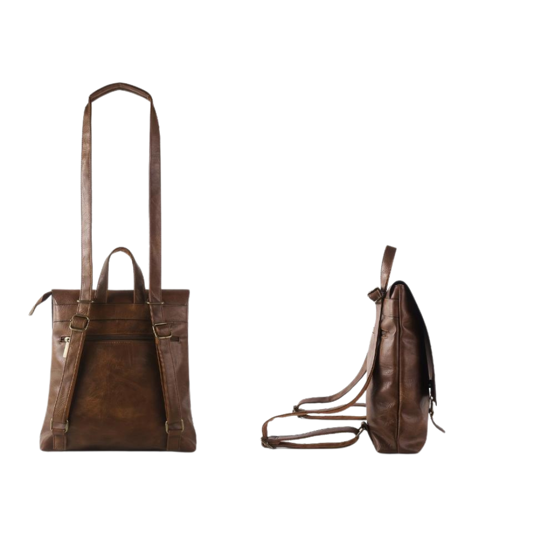 Nina | Vielseitiger Rucksack Im Vintage-Stil