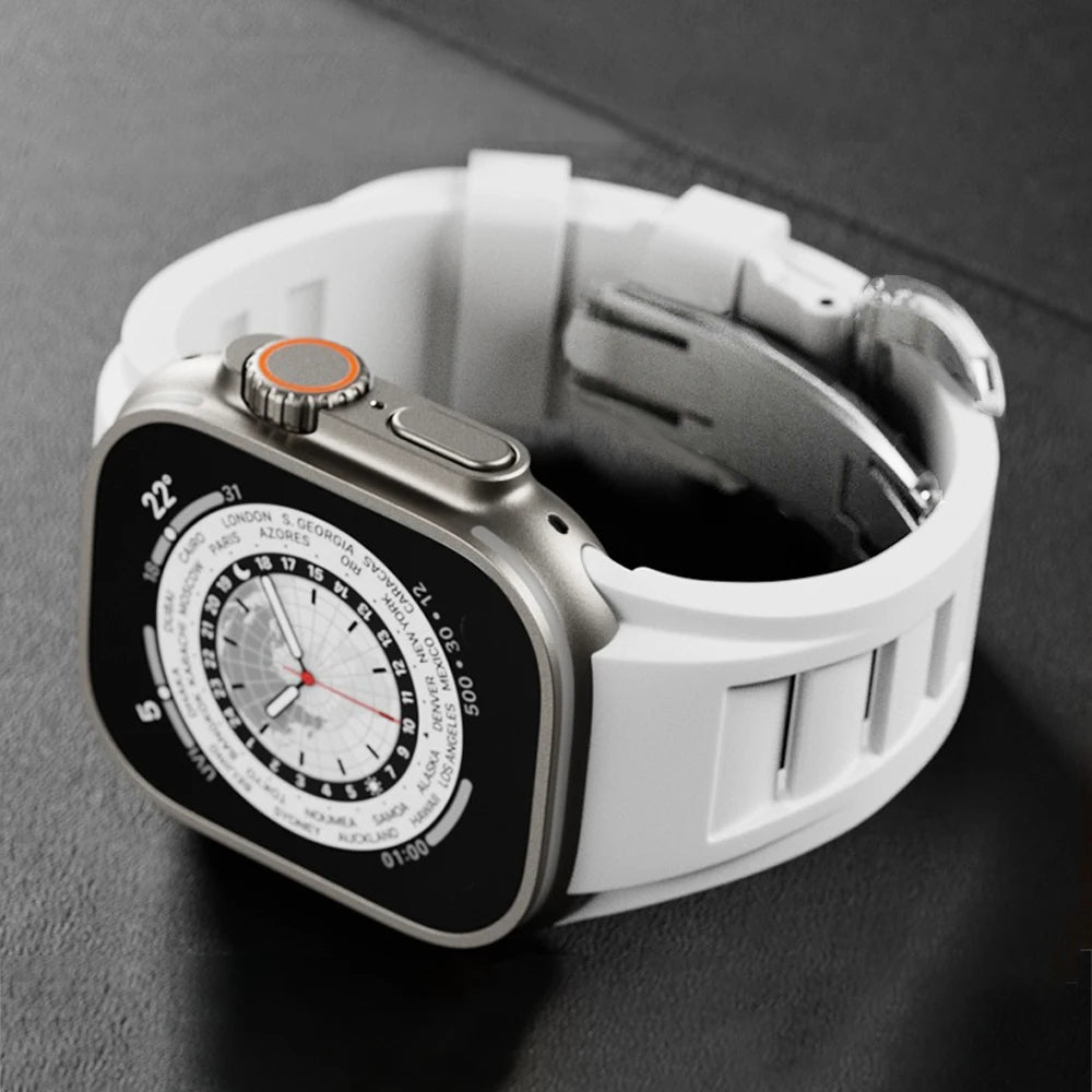 Vloeibaar silicone Apple Watch Bandje