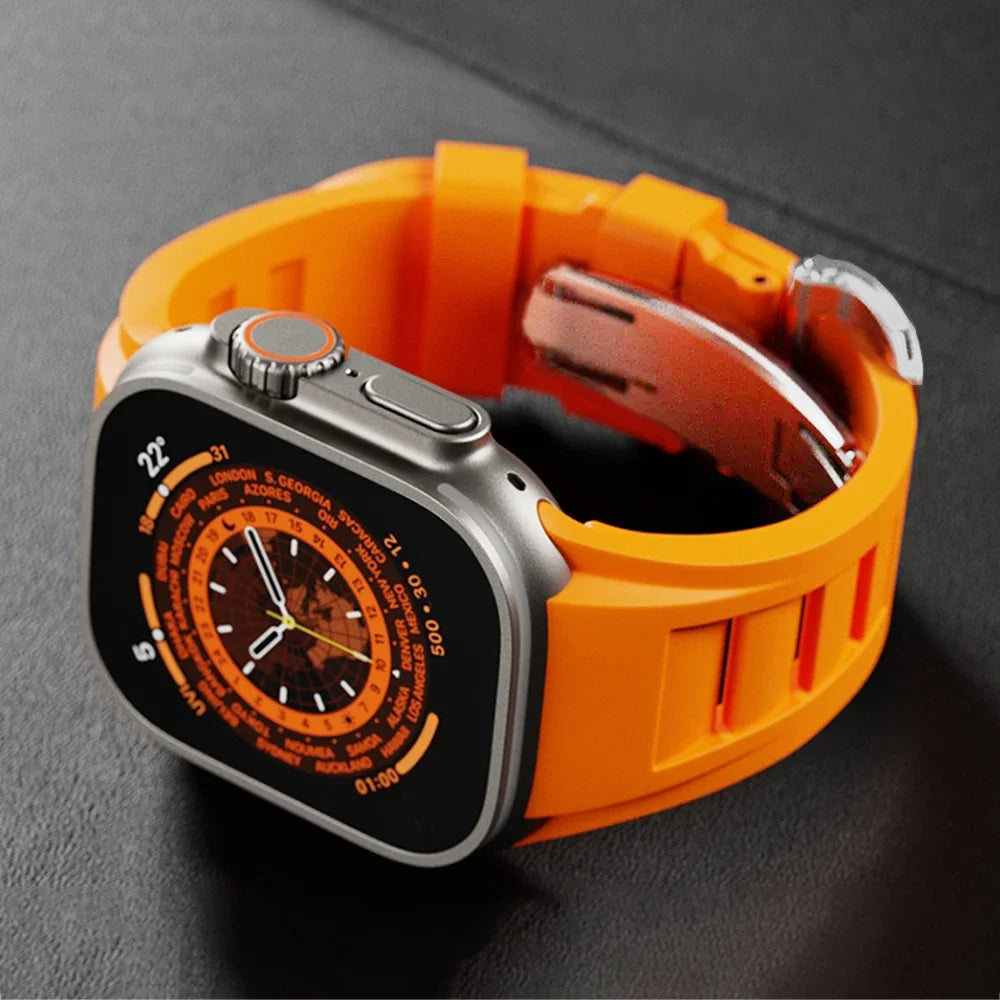 Vloeibaar silicone Apple Watch Bandje