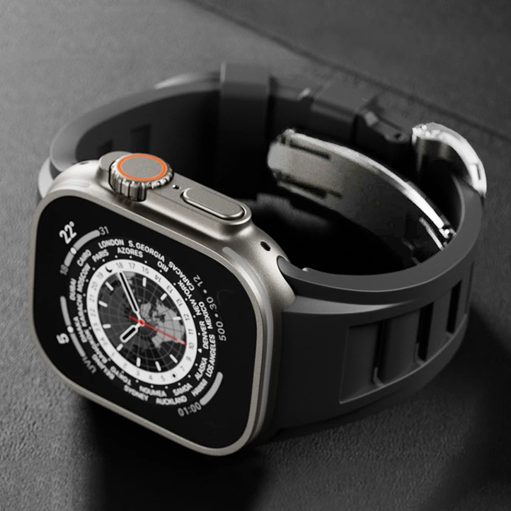 Vloeibaar silicone Apple Watch Bandje