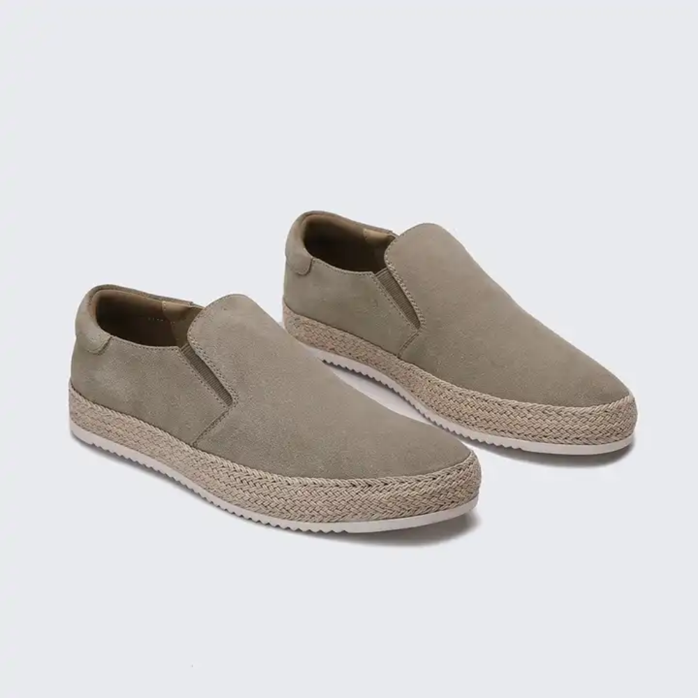 Zomerloafers van suède