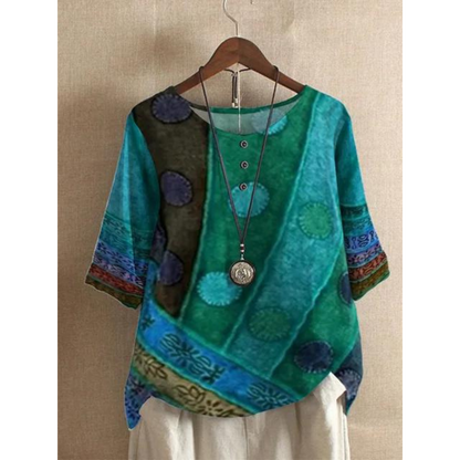 Valarie – Kleurrijke boho-top
