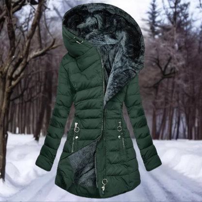 Gina | Daunenjacke mit Fellfutter