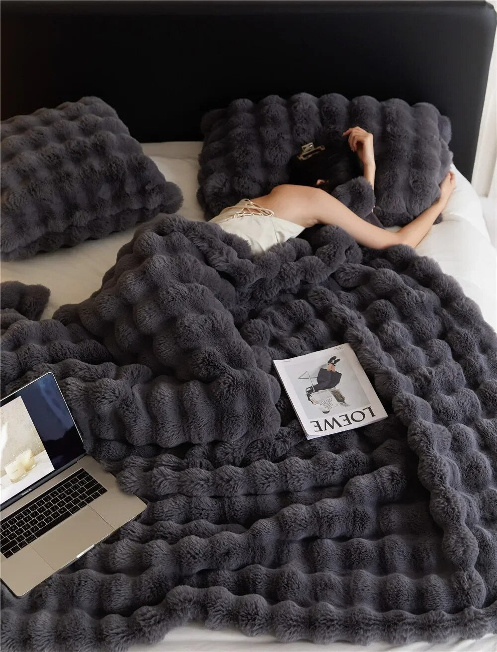 CozyHaven - Warm pluchen deken