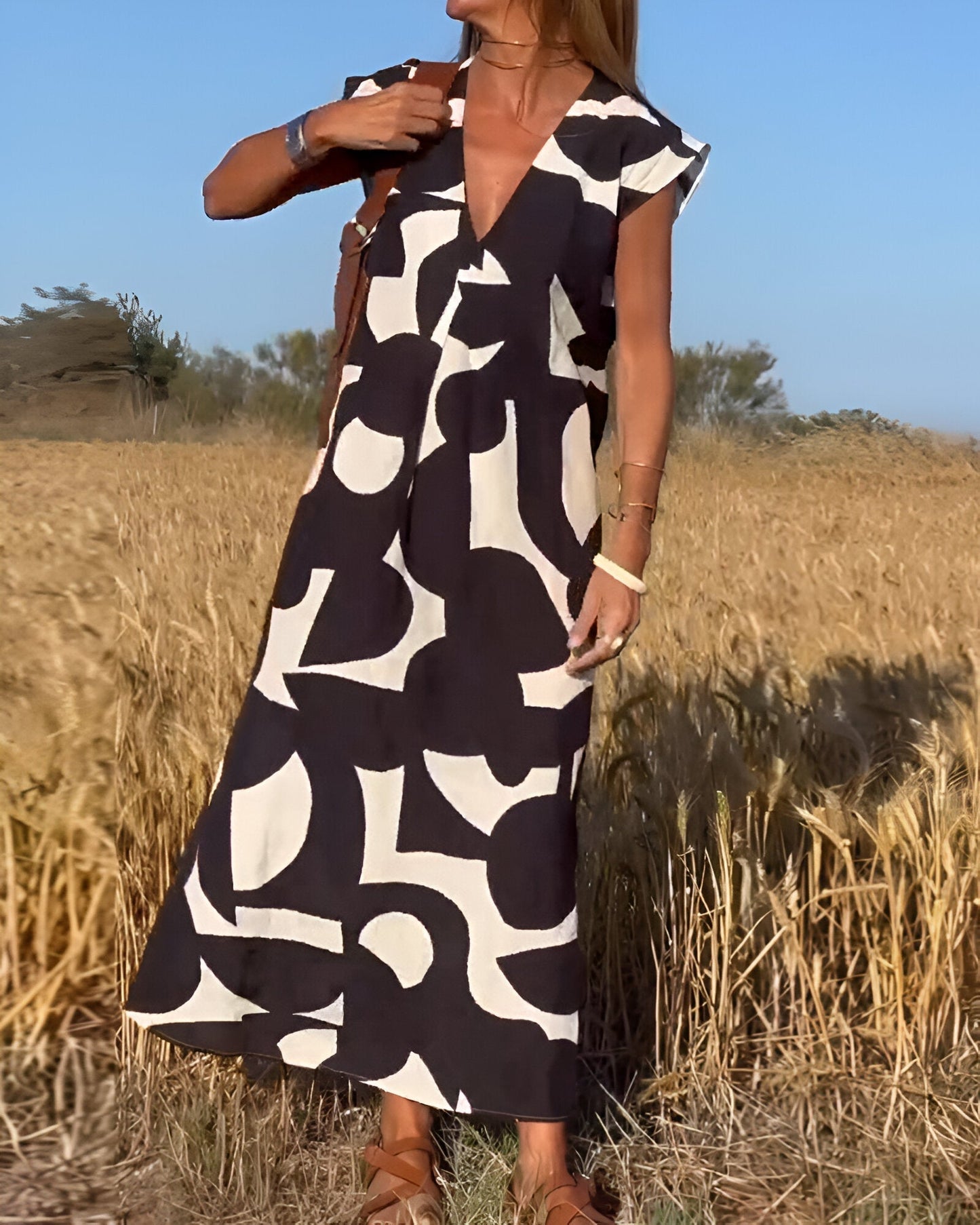 Aria™ – Bedrukte jurk met stijl