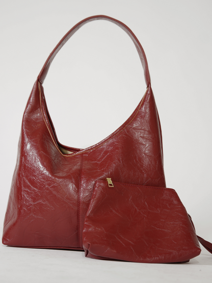 Jytte™ | Schicke Schwarze Hobo-Tasche