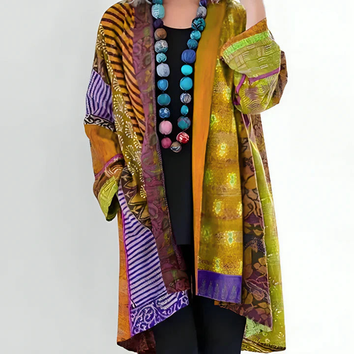 Sarah™ | Dames Kimono met Boheemse print