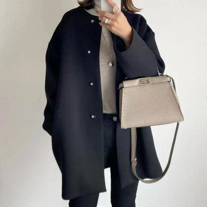 Zoey – Eleganter und bequemer Wollmantel für Frauen