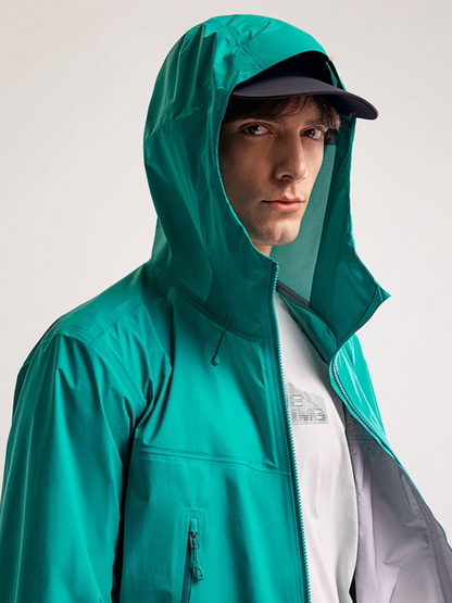 GONGGAR - Unisex Hardshell Jack met Capuchon