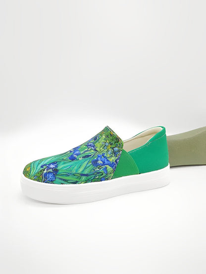 Barneys New York | Van Gogh Irissen Print Canvas Schoenen