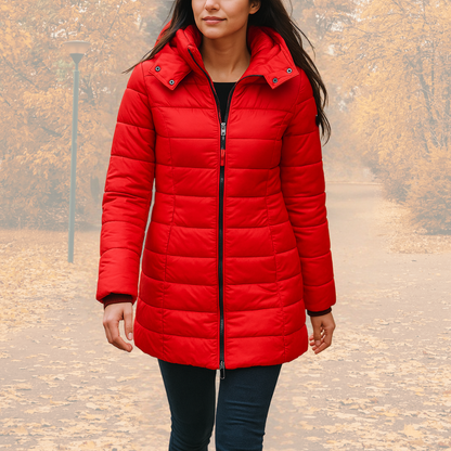 Camille | Elegante parka met warme voering