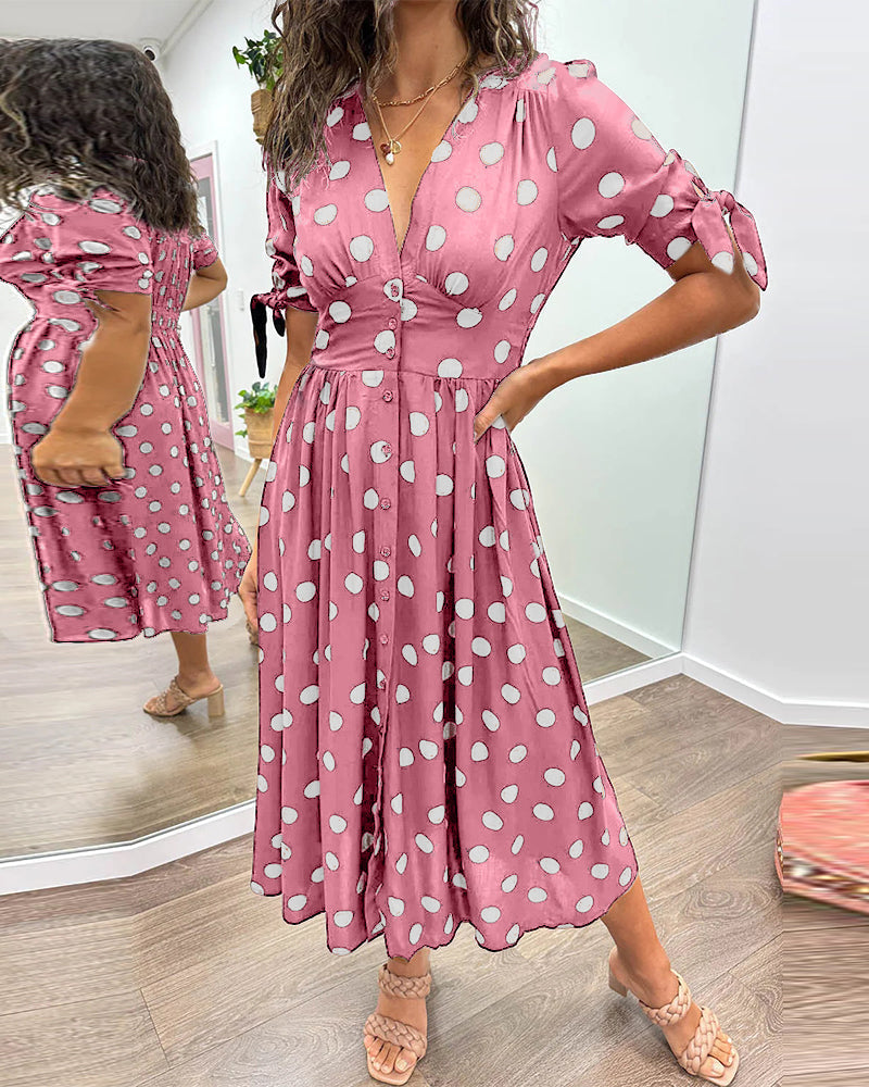 Avia™ – Elegante Jurk Met Polkadots