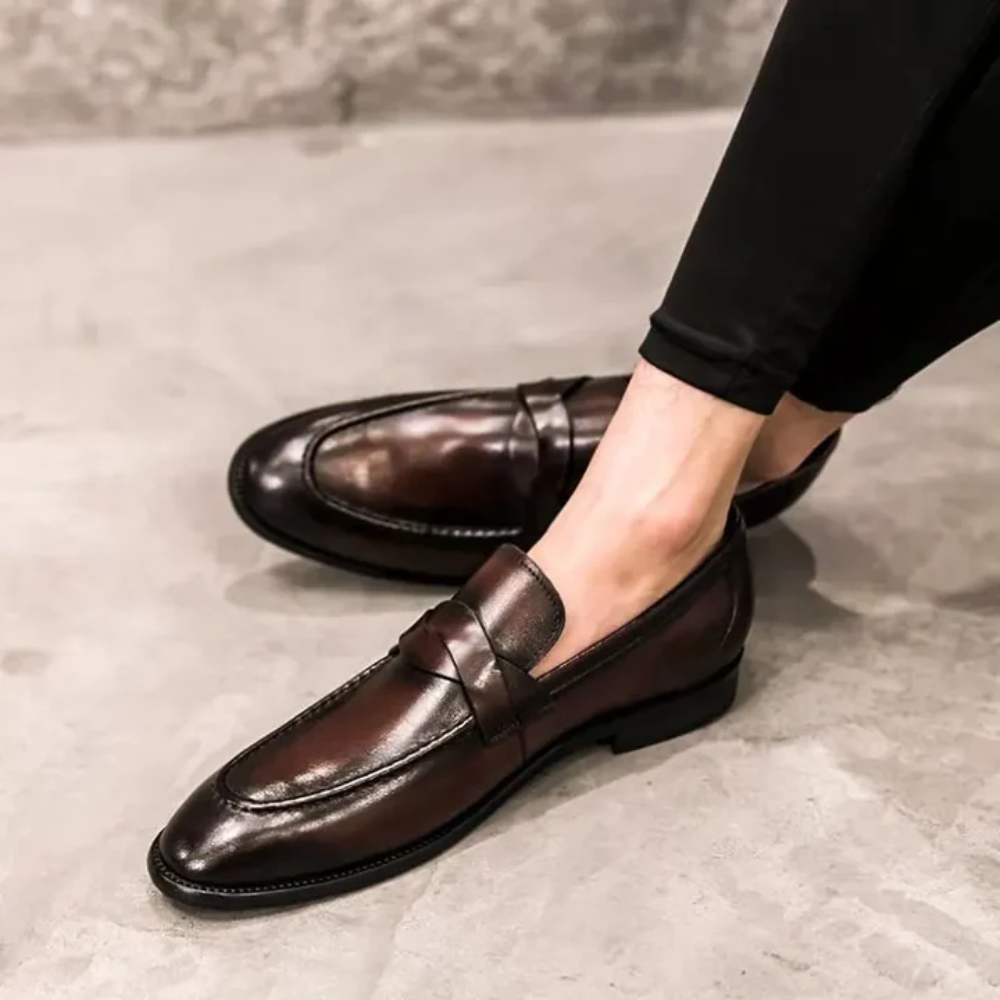 Chique leren loafers