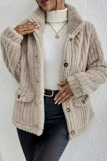NOVA™ | Wendbarer Samtknopf-Cardigan