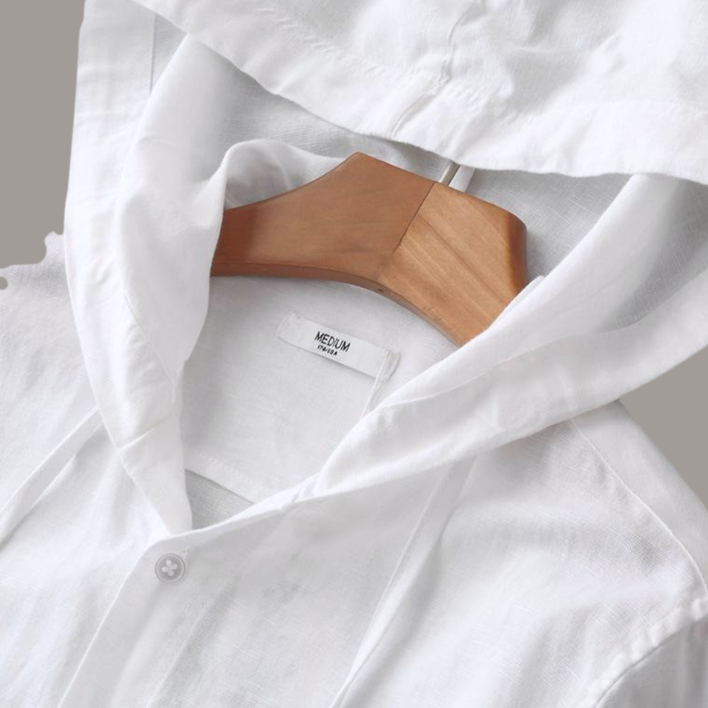 Ibiza-Kapuzenjacke mit Knopfleiste