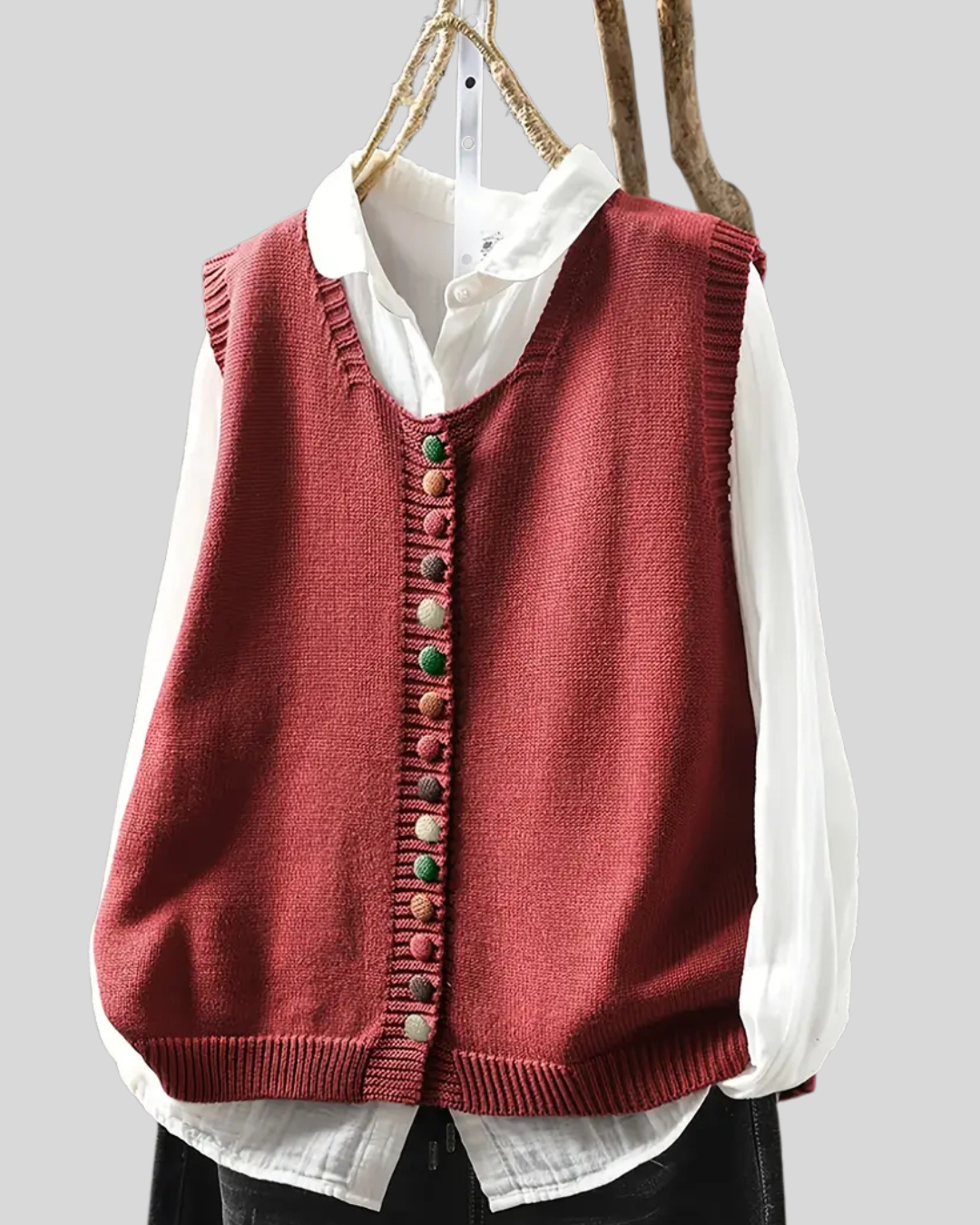 Victoria | Ärmellose Strickweste