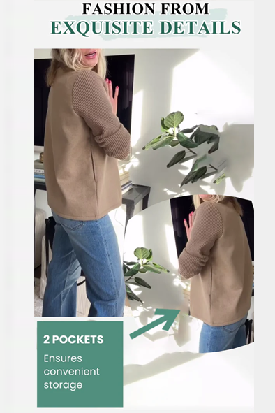 Alesia – Chique en Casual Blazer met Knopen