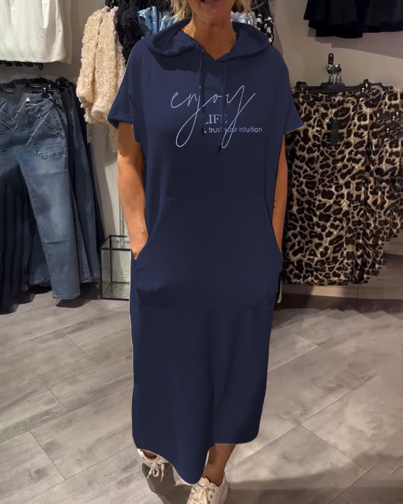 Evey™ – Casual Hoodie Jurk