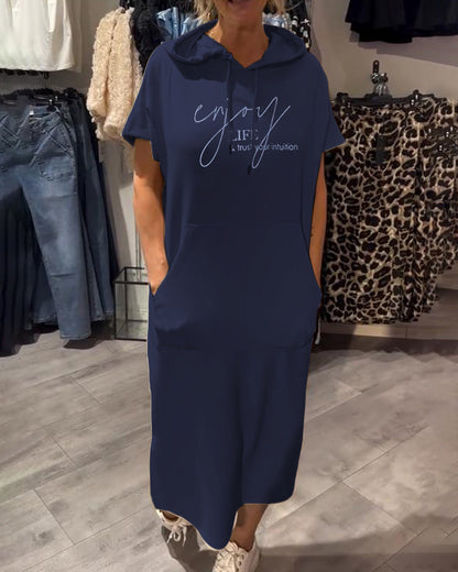 Evey™ – Casual Hoodie Jurk