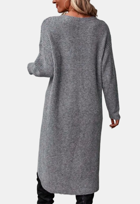 Elara™ | Gemütliches Strick-Maxikleid