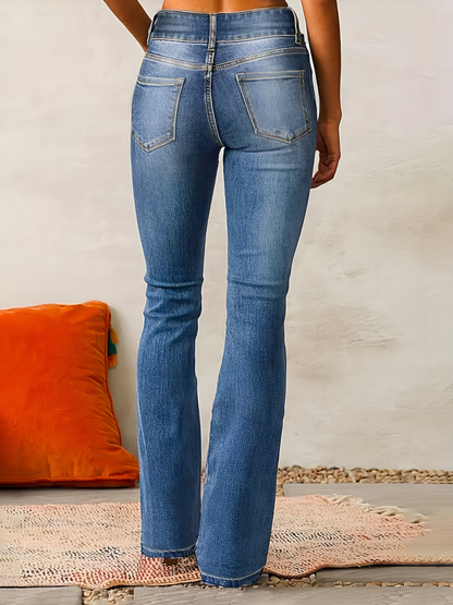 Isabel™ – High-waist uitlopende jeans