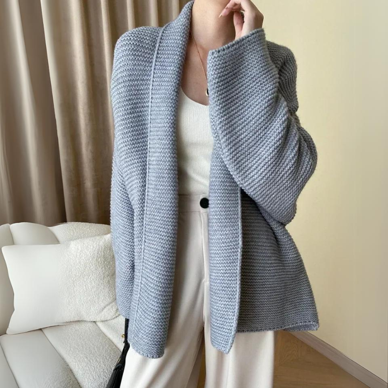 Rosalie wollen gebreid vest