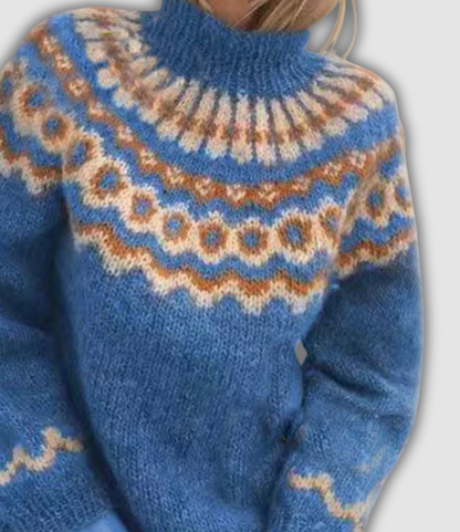 Violette | Eleganter Pullover mit Rollkragen