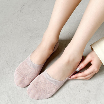 Chaussettes Respirantes De Couleur Unie