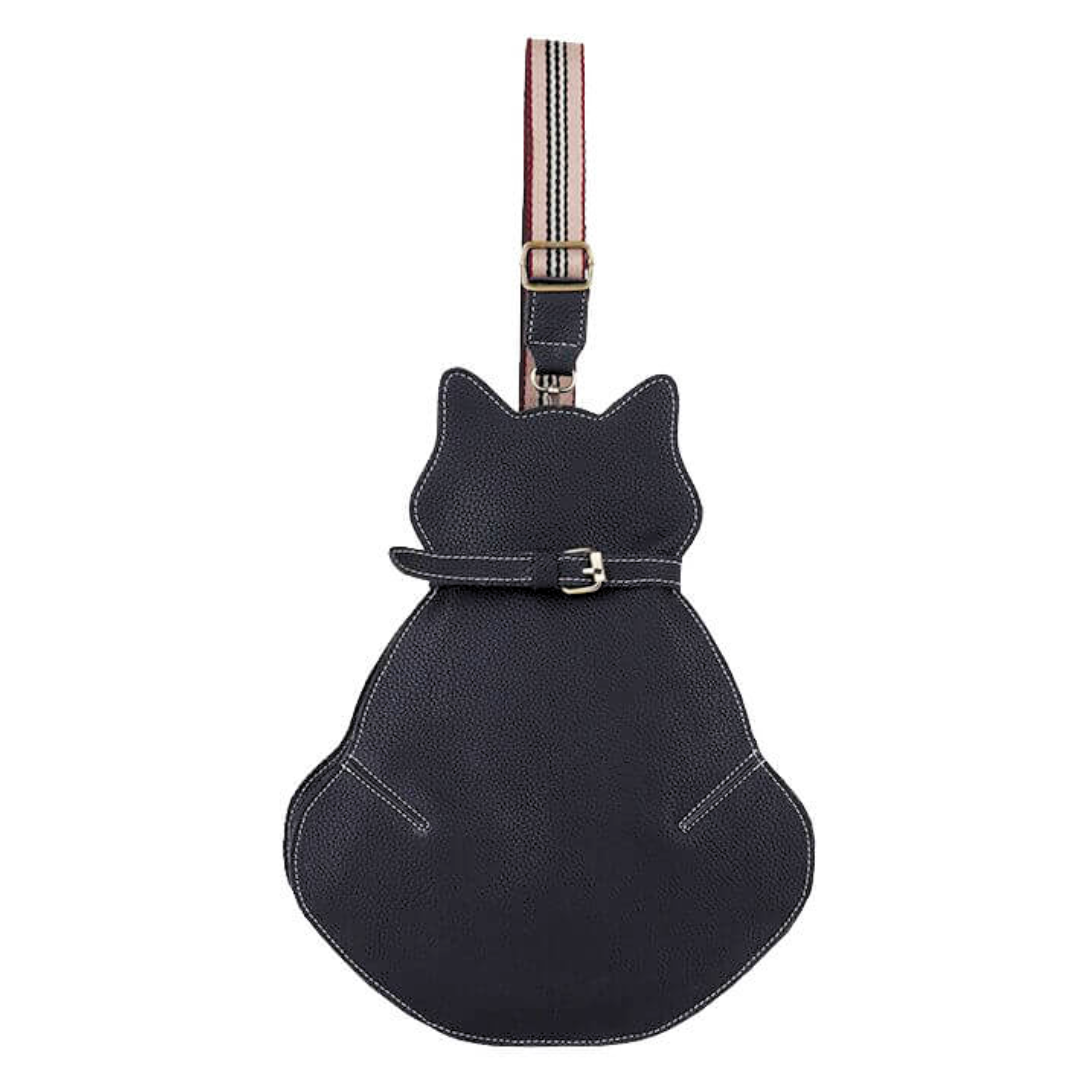 Linda - Unieke lederen tas voor katten