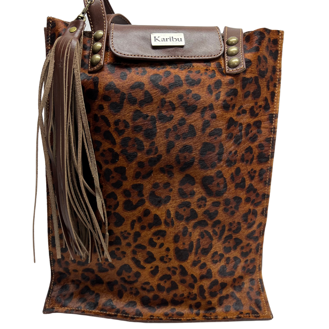 Juanita Café portemonnee met koeienprint