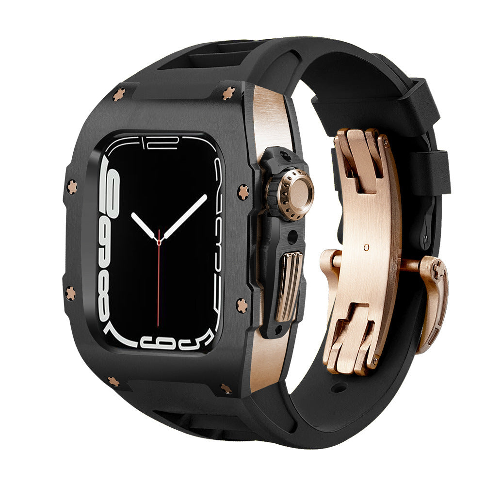 Luxe metalen horlogebandje voor Apple Watch-serie 44/45 mm