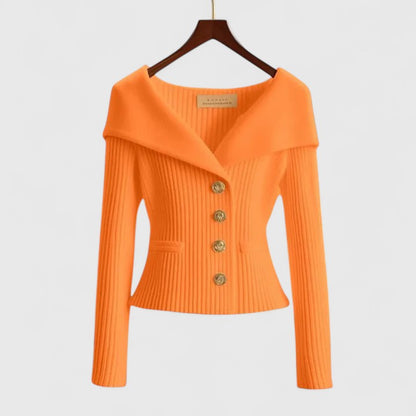 Gabrielle – Strukturierter Strickcardigan