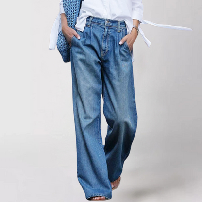 Sybille™ | Comfortabele damesjeans met wijde pasvorm