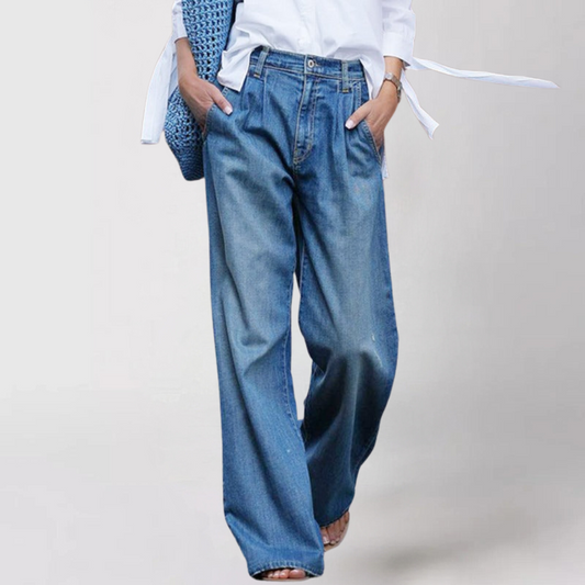 Sybille™ | Comfortabele damesjeans met wijde pasvorm
