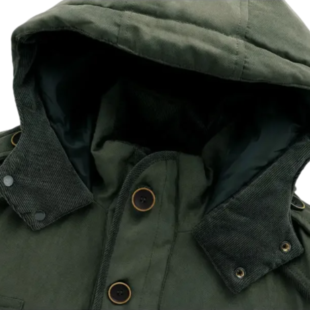 Elegante gewatteerde outdoorjas