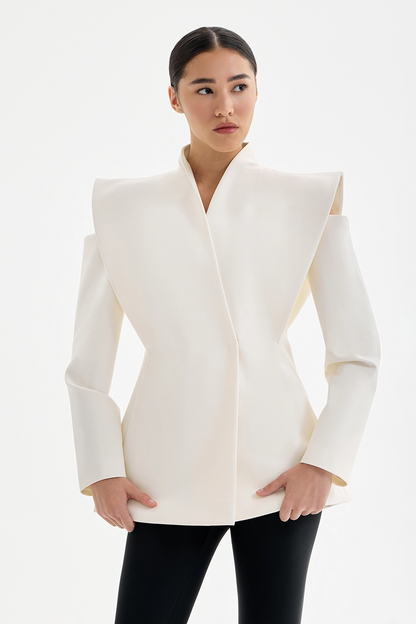 Aenor – Blazer à épaules sculpturales