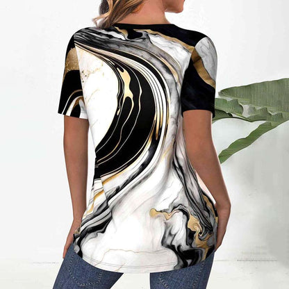 Gedegradeerde Casual Blouse