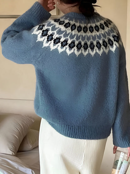 Maud | Jacquard-Pullover