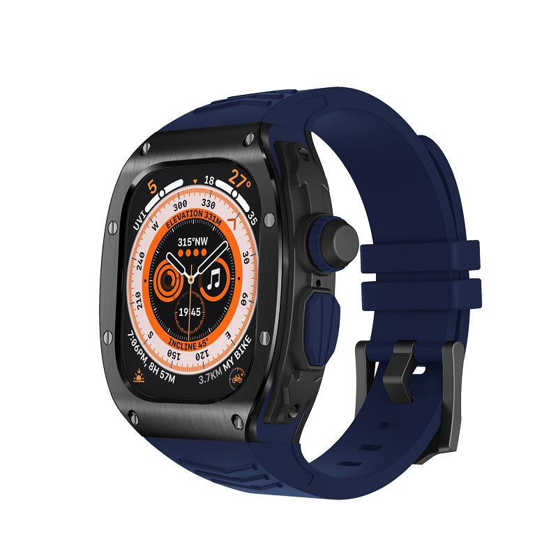 Luxuriöses Metallgehäuse-Armband für Apple Watch Ultra 49 mm
