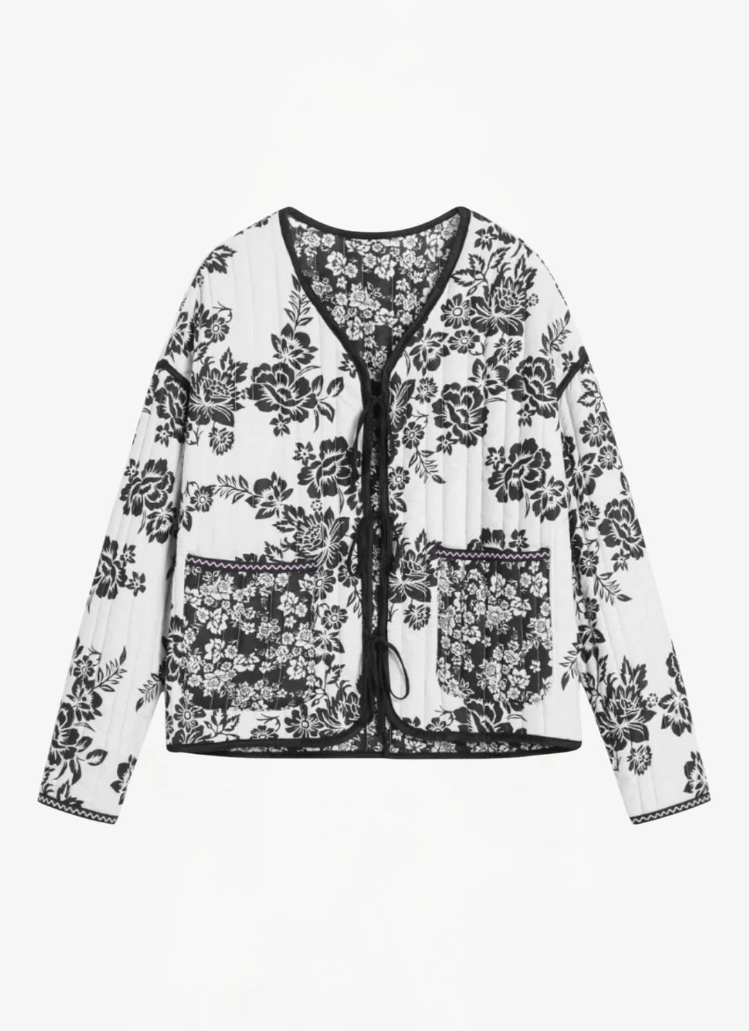 ELYRA™ | Omkeerbaar jack met bloemenprint