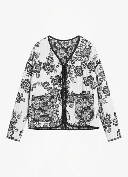 ELYRA™ | Omkeerbaar jack met bloemenprint