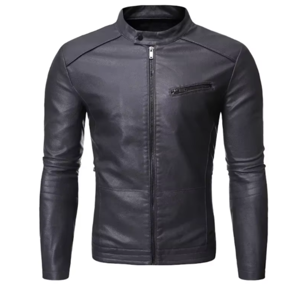 Elegante lederen jas