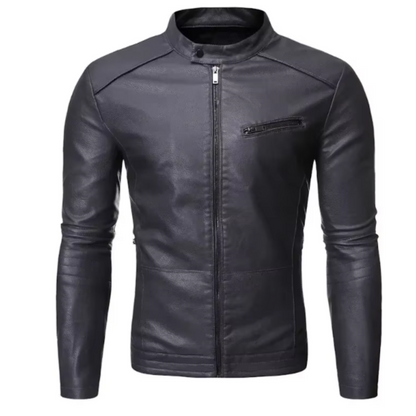 Elegante lederen jas