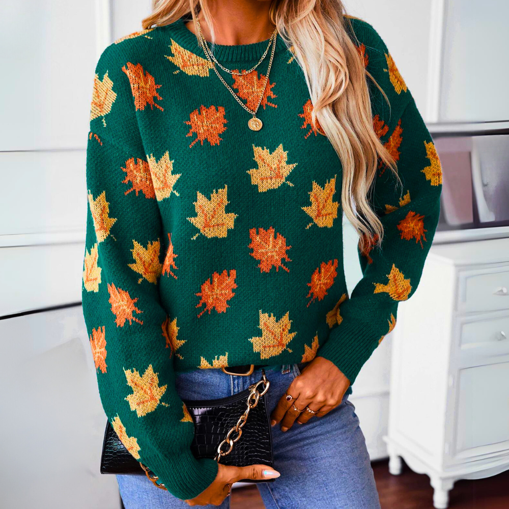 Autumn-Leaf-Strickpullover