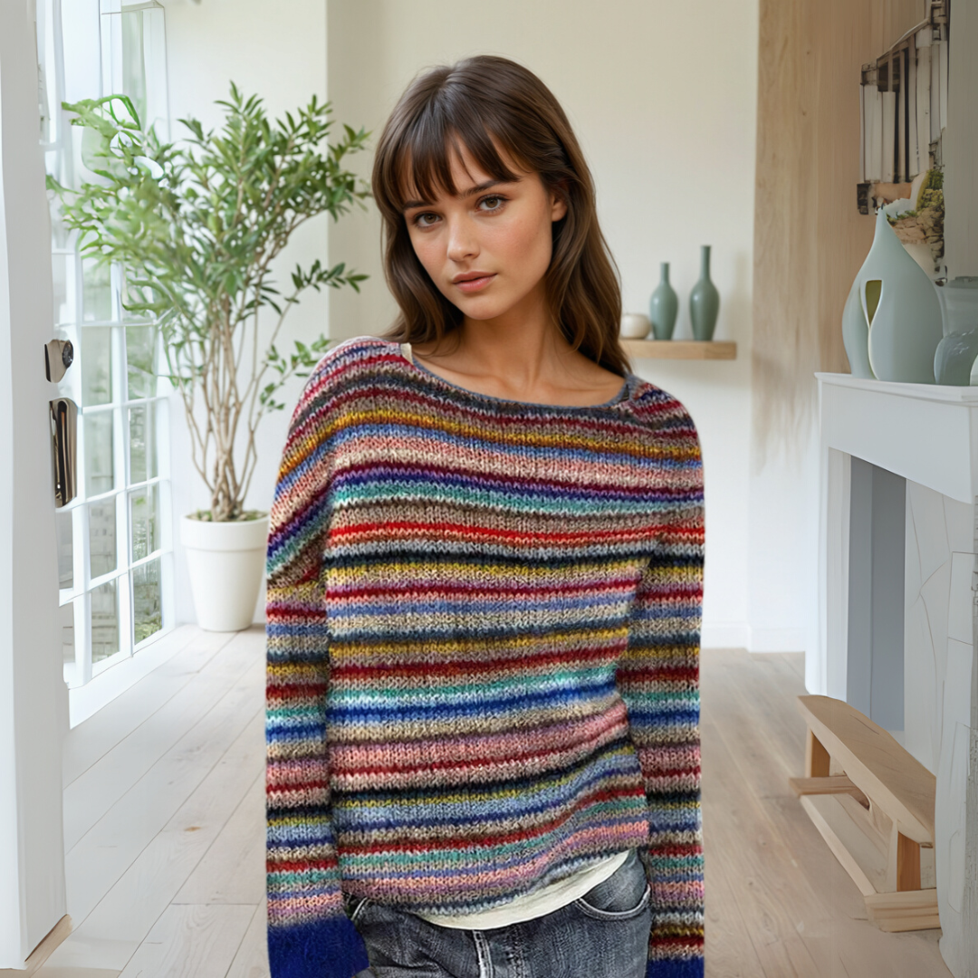 Manonin | Casual & comfortabele gestreepte trui
